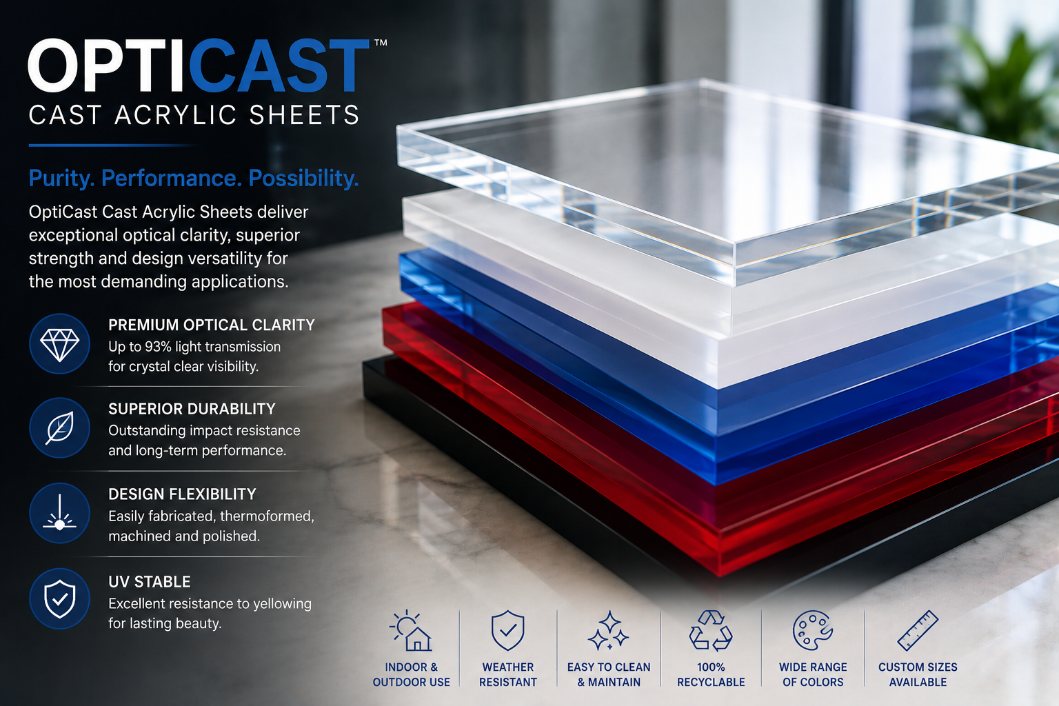 OptiCast Cast Acrylic